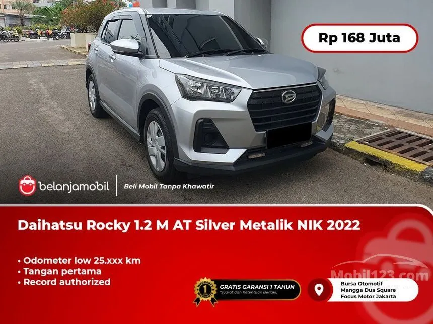 Jual Mobil Daihatsu Rocky 2022 M 1.2 di DKI Jakarta Automatic Wagon Hitam Rp 168.000.000
