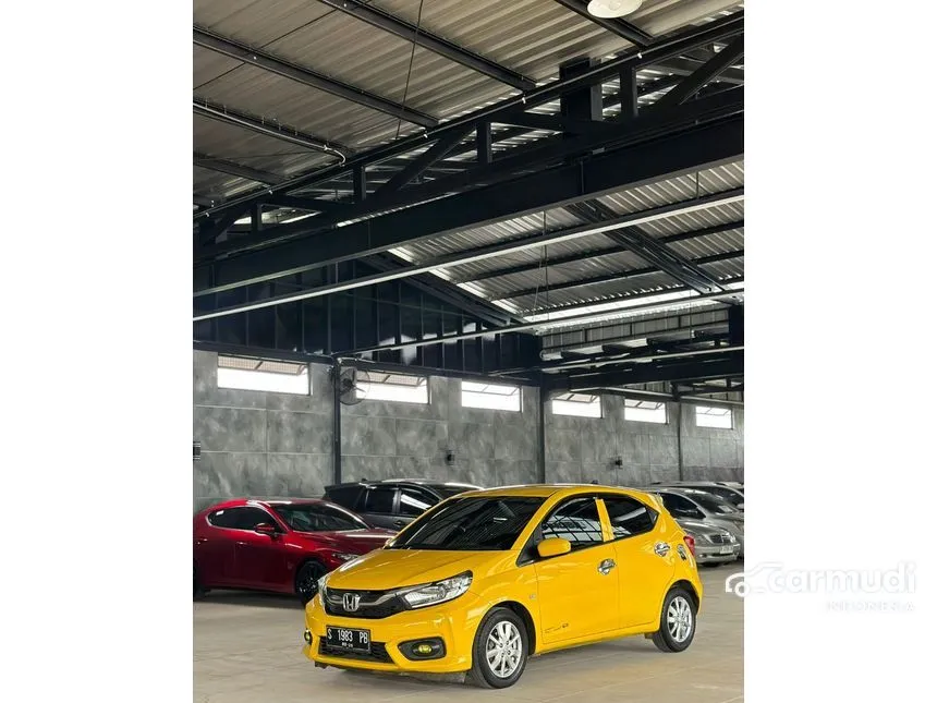Jual Mobil Honda Brio 2018 Satya E 1.2 di Jawa Timur Manual Hatchback Kuning Rp 142.000.000
