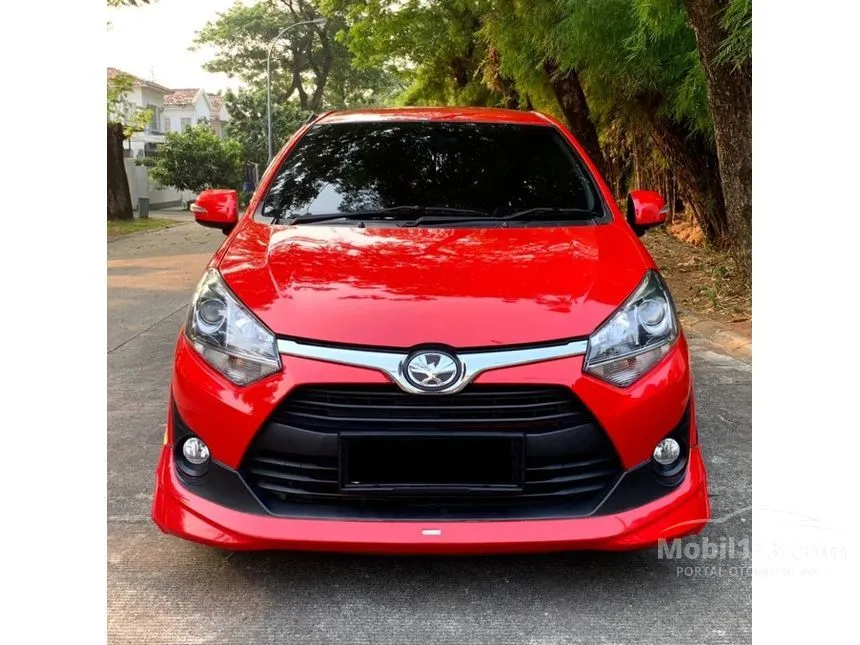 Jual Mobil Toyota Agya 2019 TRD 1.2 di Banten Automatic Hatchback Merah Rp 119.000.000