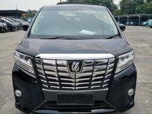 2015 Toyota Alphard 2.4 Hitam Mulus Like New