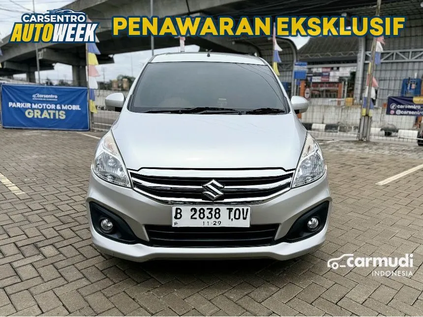 Jual Mobil Suzuki Ertiga 2017 GL 1.4 di Jawa Barat Automatic MPV Silver Rp 140.000.000