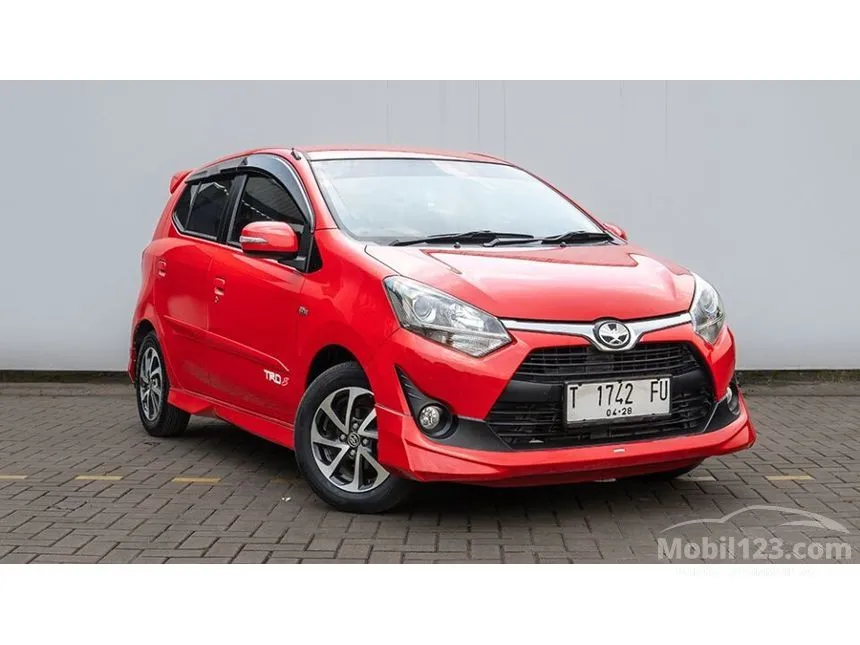 Jual Mobil Toyota Agya 2018 TRD 1.2 di Banten Manual Hatchback Merah Rp 116.000.000