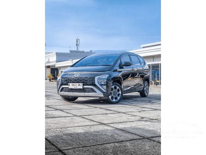 Jual Mobil Hyundai Stargazer 2023 Prime 1.5 di DKI Jakarta Automatic MPV Hitam Rp 207.000.000