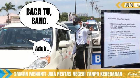 Sekatan Jalan Raya Di Sempadan Negeri Dipertingkat Menjelang Ramadan - Urusan Rentas Negeri Kini Lebih Rumit