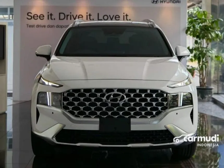 Jual Mobil Hyundai Santa Fe 2024 Signature 2.5 di DKI Jakarta Automatic SUV Putih Rp 656.000.000