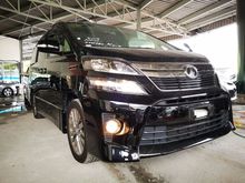 2014 Toyota Vellfire 2.4 Z Golden Eyes 2 MPV - Alpine Audio / Alpine Roof Monitor