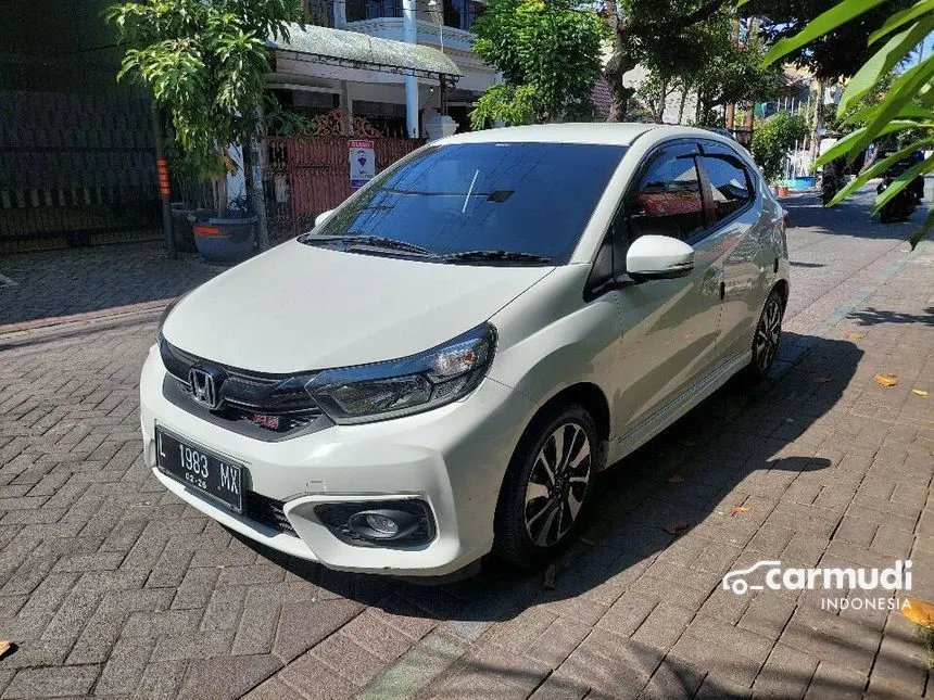Jual Mobil Honda Brio 2021 RS 1.2 di Jawa Timur Manual Hatchback Putih Rp 175.000.000