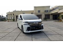 Toyota Vellfire 2.5 ZG Alles IU CBU Fullspec - White on Black - 2015 Pemakaian 2016