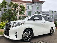 2017 Toyota Alphard 2.5 G Van Wagon Reg.2018 White Km10rb Pilot Seat PBD TDP.175JT