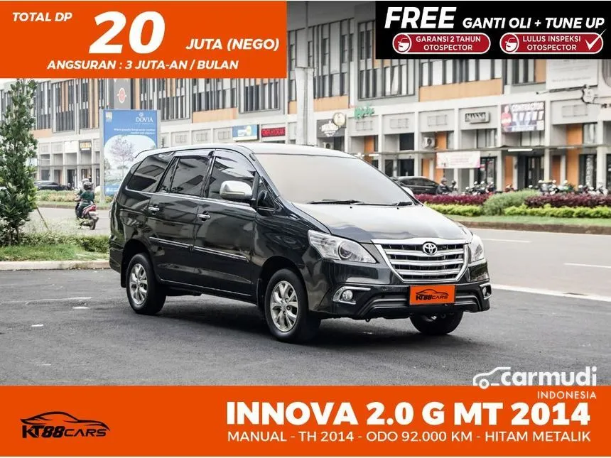 2014 Toyota Kijang Innova G MPV