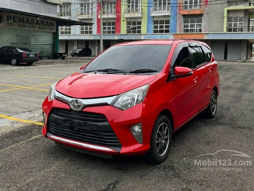 Jual Mobil Toyota Calya 2017 G 1.2 di Jawa Barat Automatic MPV Merah Rp 100.000.000