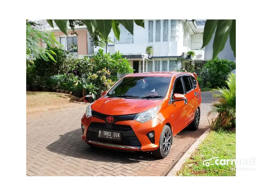 Jual Mobil Toyota Calya 2016 G 1.2 di Jawa Barat Automatic MPV Orange Rp 105.000.000
