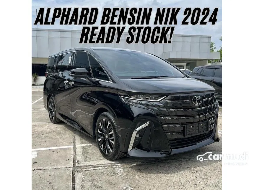 Jual Mobil Toyota Alphard 2024 G 2.5 di Jawa Barat Automatic MPV Hitam Rp 1.463.000.000