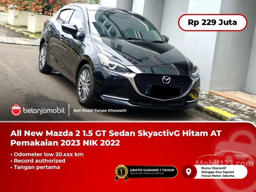Jual Mobil Mazda 2 2022 1.5 di DKI Jakarta Automatic Sedan Hitam Rp 299.000.000