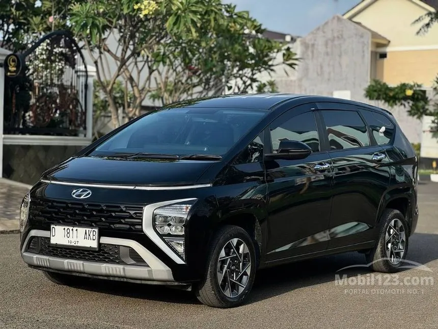 Jual Mobil Hyundai Stargazer 2022 Style 1.5 di DKI Jakarta Automatic Wagon Hitam Rp 195.000.000
