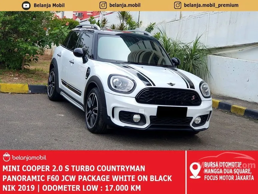 Jual Mobil MINI Countryman 2019 Cooper S 2.0 di DKI Jakarta Automatic SUV Putih Rp 550.000.000
