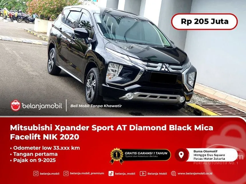 Jual Mobil Mitsubishi Xpander 2020 Sport 1.5 di DKI Jakarta Automatic MPV Hitam Rp 205.000.000