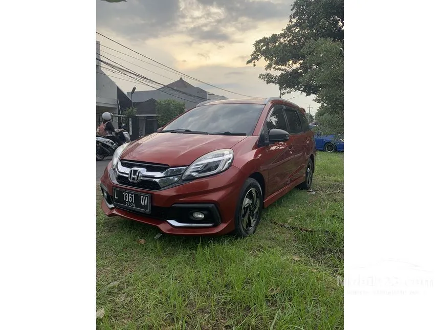 Jual Mobil Honda Mobilio 2016 RS 1.5 di Jawa Timur Automatic MPV Merah Rp 125.000.000