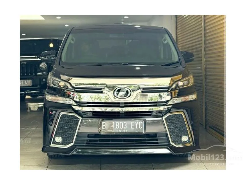 Jual Mobil Toyota Vellfire 2015 ZG 2.5 di DKI Jakarta Automatic Van Wagon Hitam Rp 645.000.000