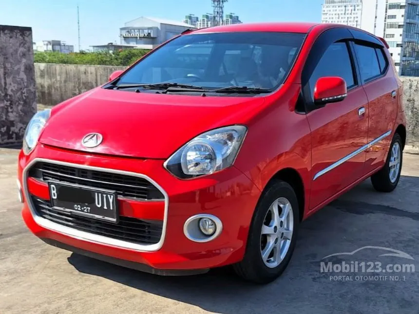 Jual Mobil Daihatsu Ayla 2017 X 1.0 di DKI Jakarta Manual Hatchback Merah Rp 88.000.000