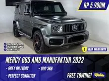 2022 Mercedes-Benz AMG G63 4.0 SUV Manufaktur Grey on Ivory Abu-abu Abu Mercy G 63