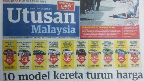 Reduction In Car Prices Post GE-13 - Truth Or Fiction?