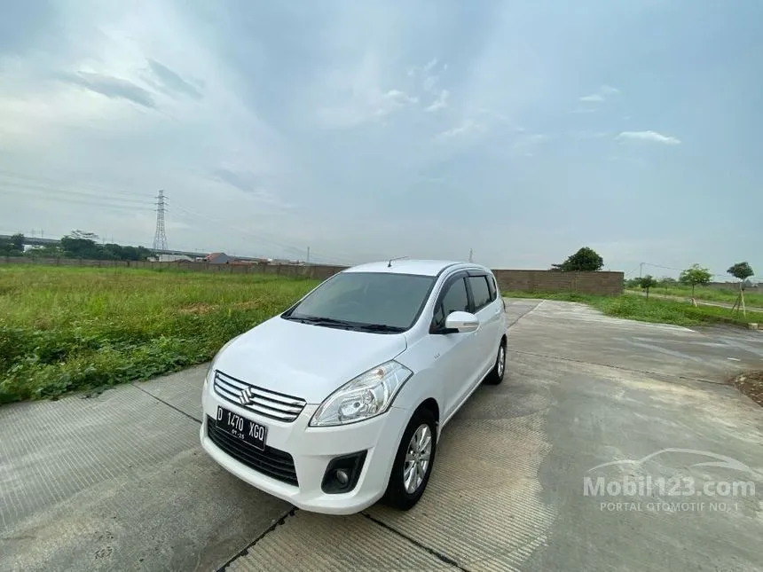 Jual Mobil Suzuki Ertiga 2015 GL 1.4 di Jawa Barat Automatic MPV Putih Rp 135.000.000