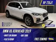 2019 BMW X5 3.0 xDrive40i xLine SUV White on Brown Putih X 5 xDrive