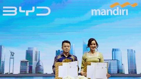 Permudah Kredit Mobil Listrik, BYD Jalin Kerja Sama dengan Bank Mandiri
