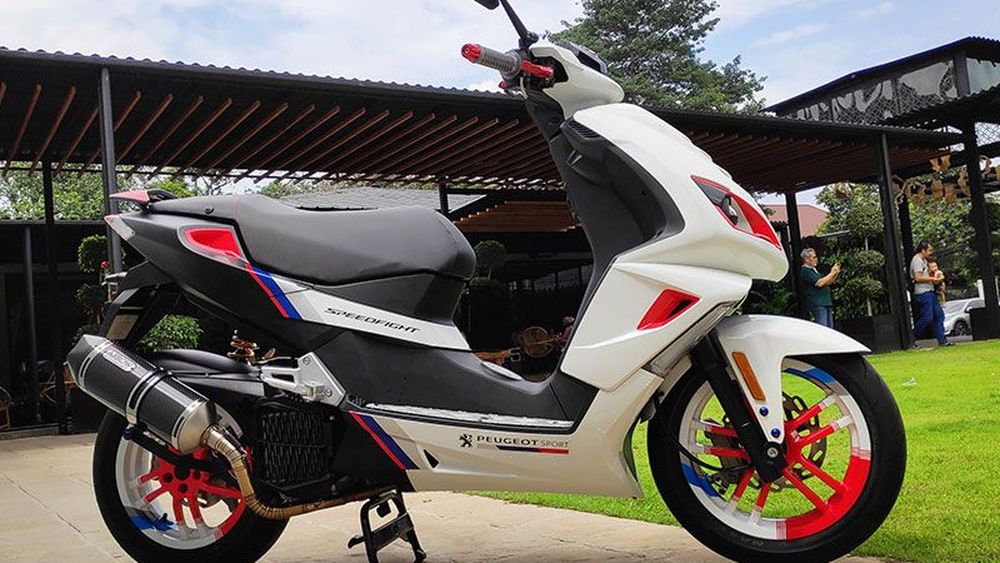 Peugeot Speedfight 125 Rasa Yamaha R1 dan Honda Vario - Modifikasi