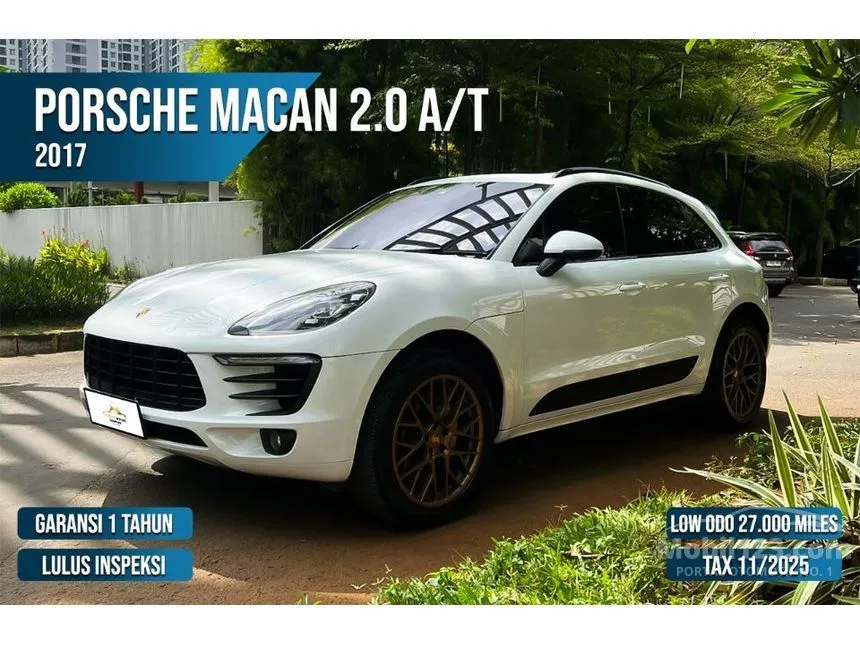 Jual Mobil Porsche Macan 2017 2.0 di DKI Jakarta Automatic SUV Putih Rp 795.000.000