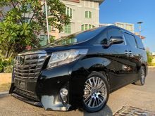 2017 Toyota Alphard 2.5 G Van Wagon Nik2017 ATPM Black On Beige Km30rb Pilot Seat PBD #AUTOHIGH #MUST HAVE