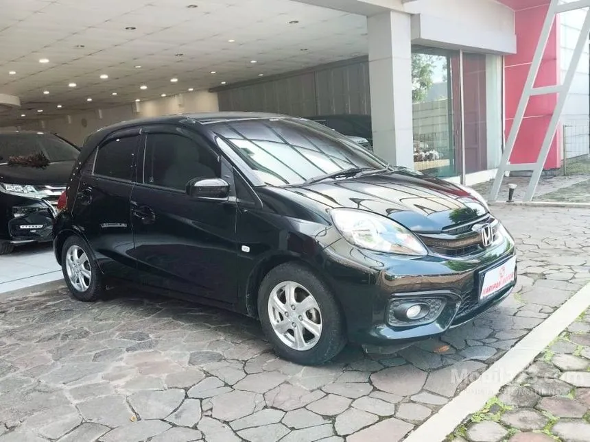 Jual Mobil Honda Brio 2016 Satya E 1.2 di Jawa Barat Manual Hatchback Hitam Rp 120.000.000