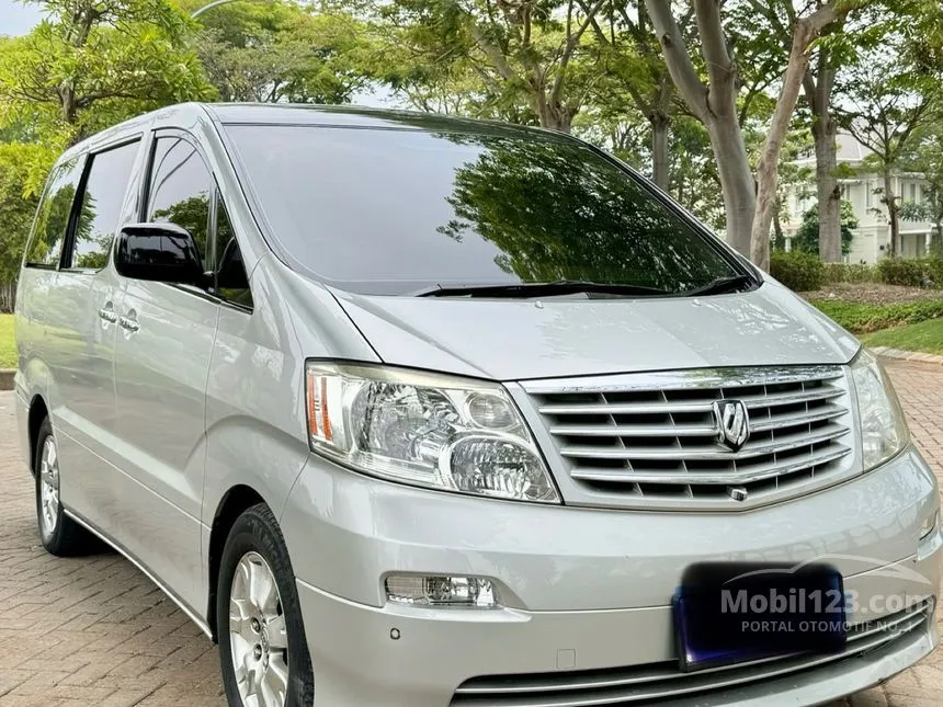 Jual Mobil Toyota Alphard 2004 V 3.0 di Jawa Timur Automatic MPV Silver Rp 128.000.000