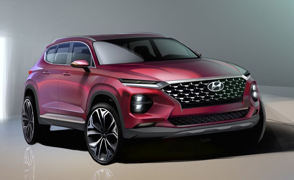 This Is What The All-New Fourth Generation 2019 Hyundai Santa Fe Might Look Like