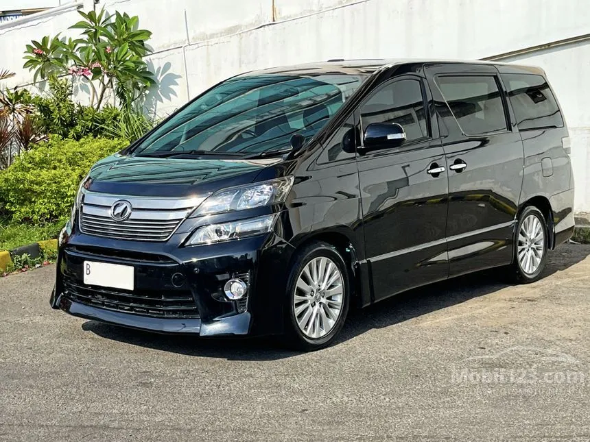 Jual Mobil Toyota Vellfire 2013 ZG 2.4 di DKI Jakarta Automatic Van Wagon Hitam Rp 309.000.000