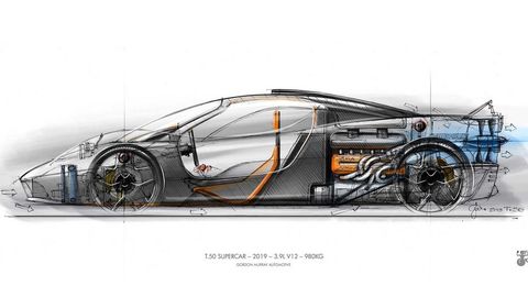 Gordon Murray's T.50 Will Be A Sub 1-Tonne Supercar