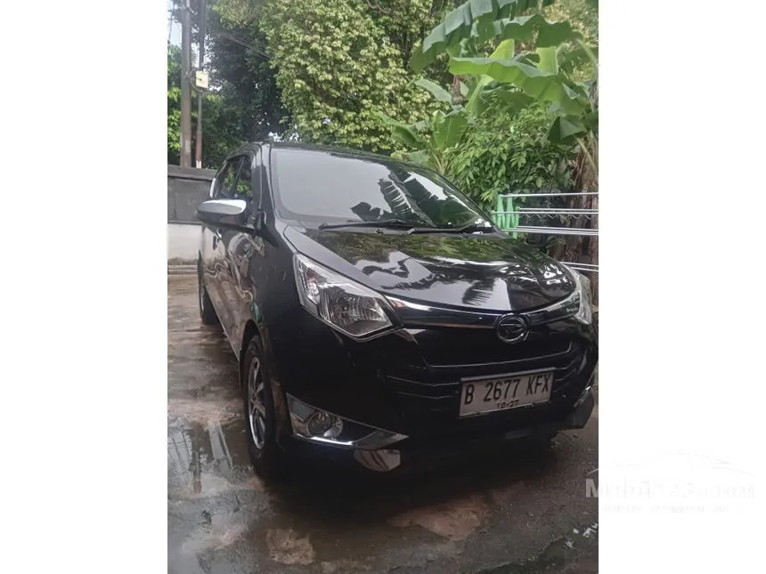 Jual Mobil Daihatsu Sigra 2017 R 1.2 di Jawa Barat Manual MPV Hitam Rp 105.000.000