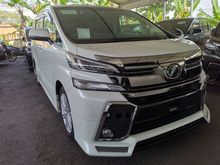 2016 Toyota Vellfire 2.5 Z Edition MPV