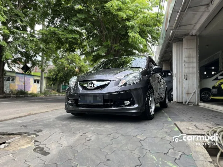 Jual Mobil Honda Brio 2016 Satya E 1.2 di Jawa Timur Manual Hatchback Abu
