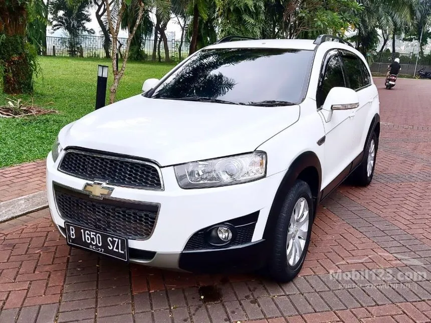 Jual Mobil Chevrolet Captiva 2012 Pearl White 2.4 di Banten Automatic SUV Putih Rp 124.000.000