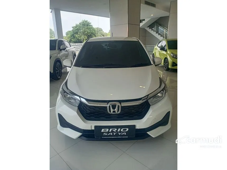 Jual Mobil Honda Brio 2024 E Satya 1.2 di Banten Automatic Hatchback Putih Rp 185.300.000