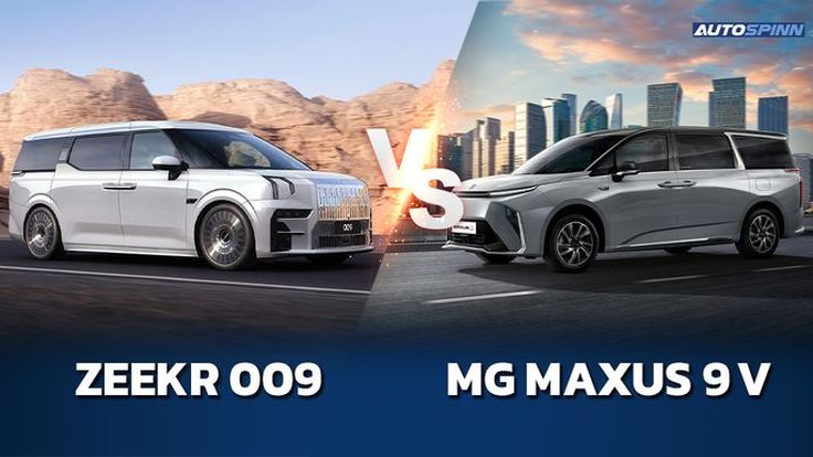 ZEEKR 009 VS MG MAXUS 9 V