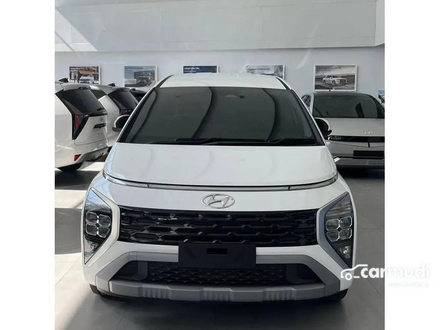 Jual Mobil Hyundai Stargazer 2024 Prime 1.5 di Jawa Barat Automatic Wagon Putih Rp 277.900.000