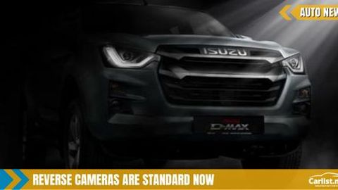 Isuzu raises the bar on safety and convenience with standard reverse cameras in entire D-Max double cab range