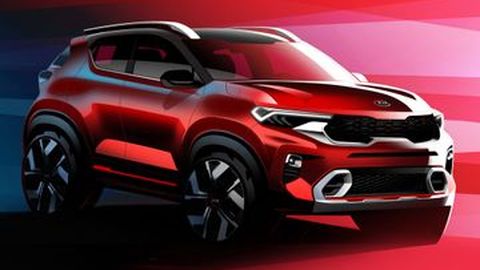 KIA Sonet, SUV Kecil, Kembali Pamer Gambar Pra-Peluncuran