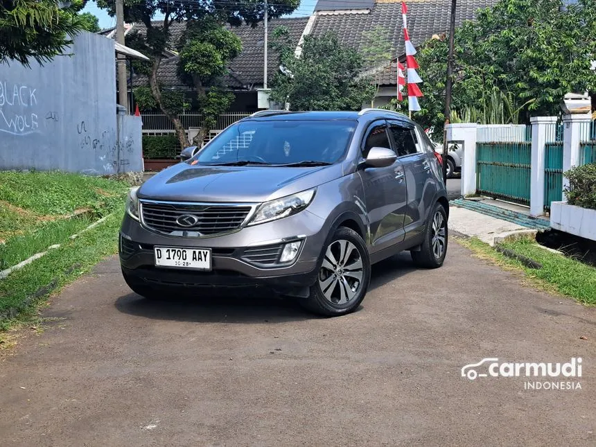 Jual Mobil KIA Sportage 2013 Platinum 2.0 di Jawa Barat Automatic SUV Abu
