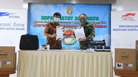 Astra Beri 30 Ventilator untuk Bantu Penanganan Covid-19
