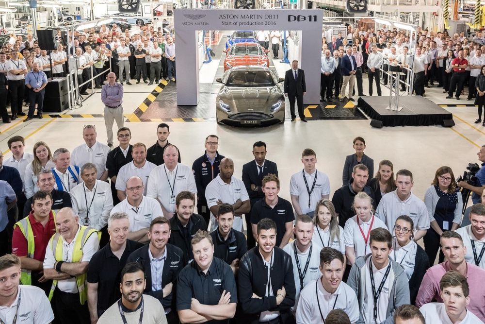 First Aston Martin DB11 Rolls Off Gaydon