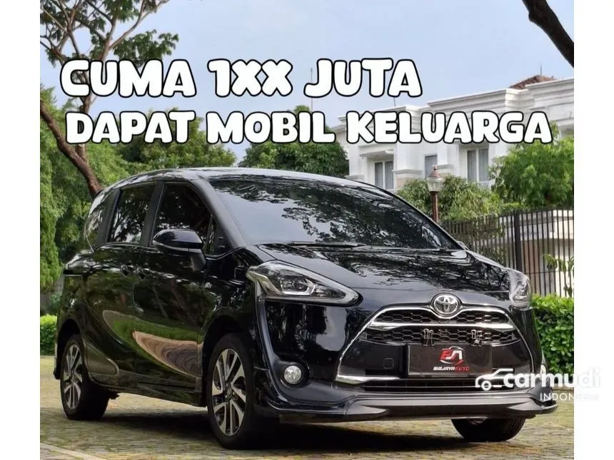 Jual Mobil Toyota Sienta 2017 Q 1.5 di DKI Jakarta Automatic MPV Hitam Rp 170.000.000